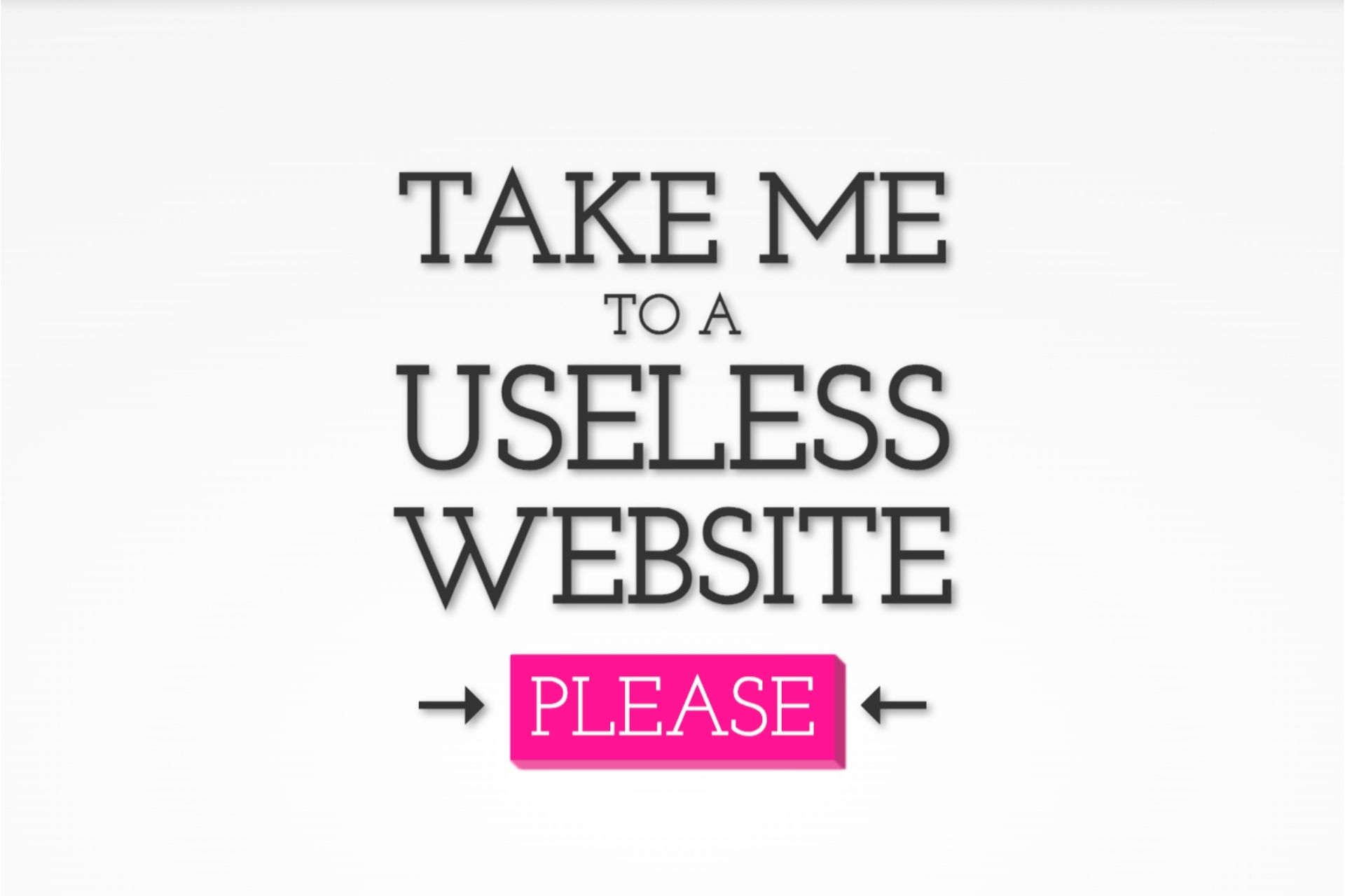 the useless web