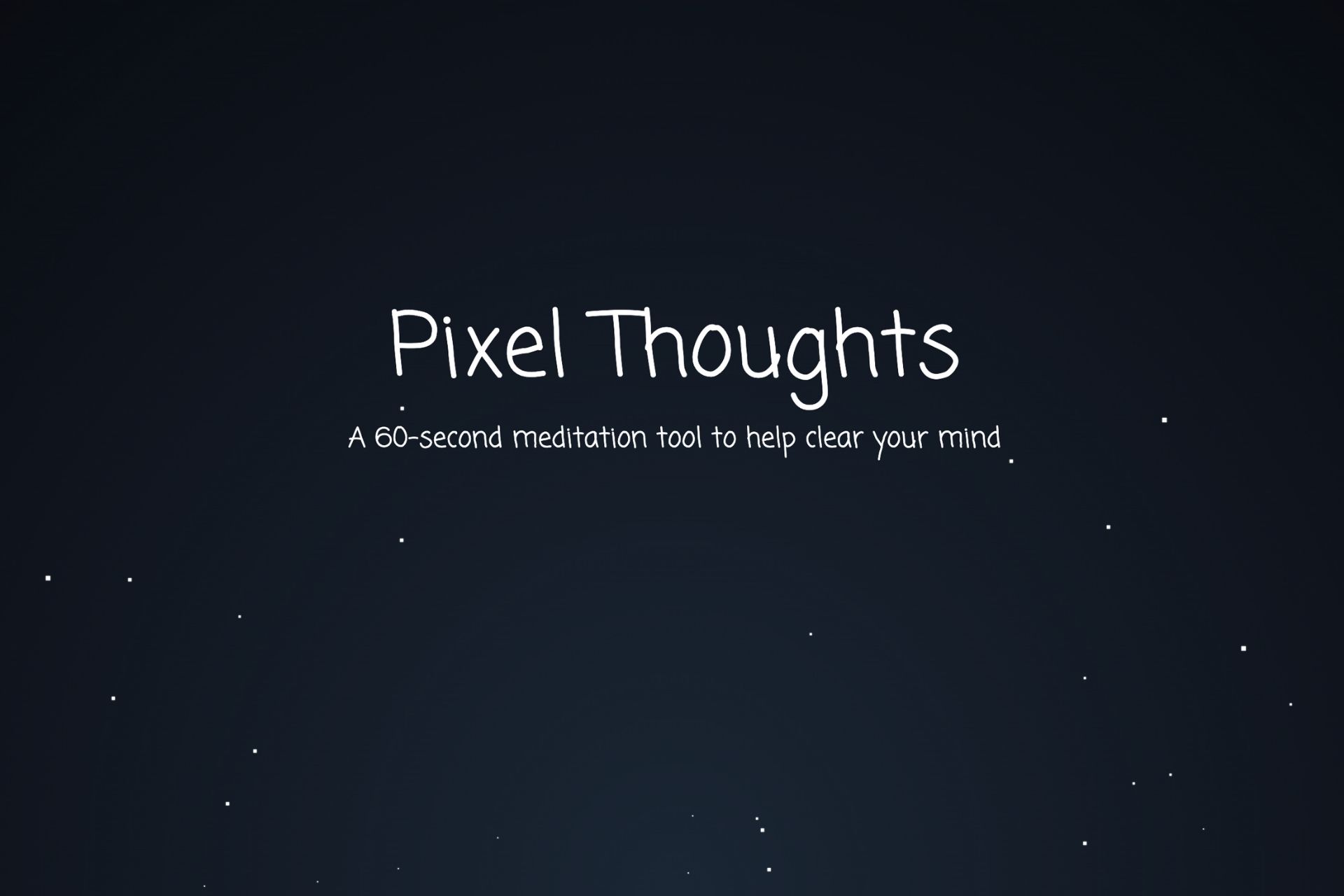 The Pixel Thought
