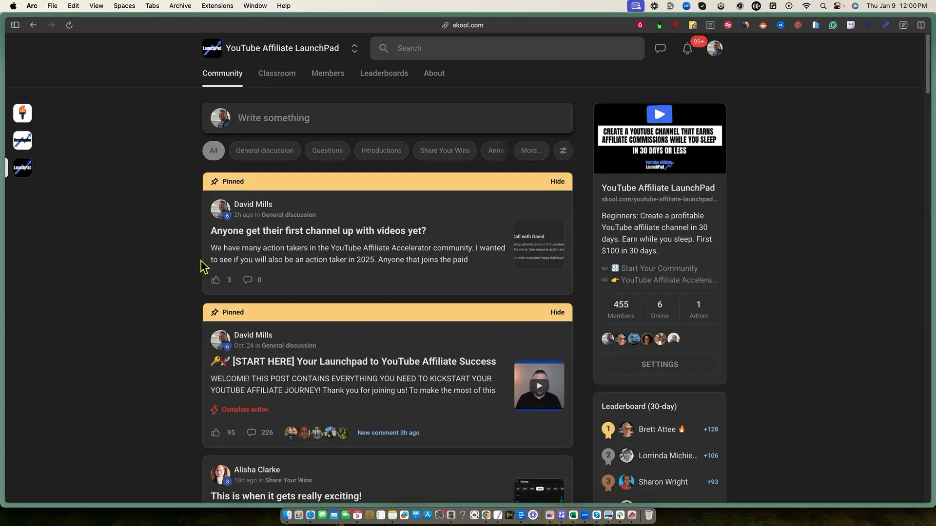 Screenshot of upcoming features announcement on School.com