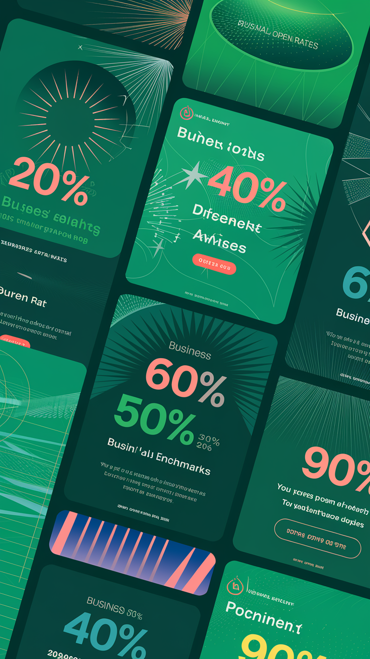Email open rate infographic