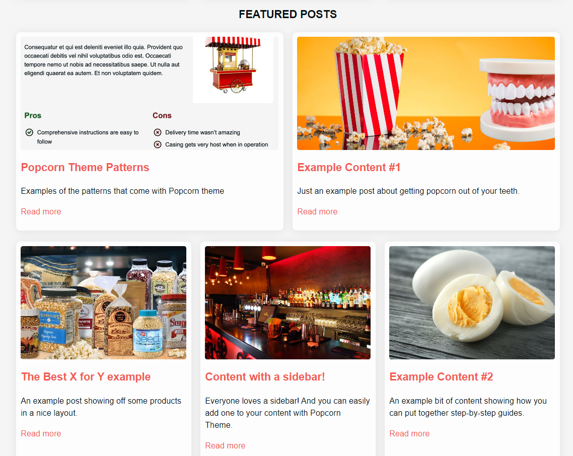 Popcorn Theme Review