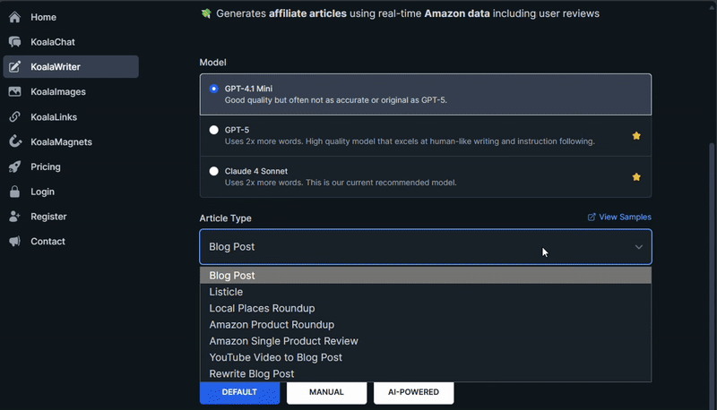 Koala AI Writer Review in 2025: My Honest Experience After Using It for Content Creation