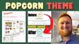 Popcorn Theme Review: Popcorn Wordpress Theme 2 Speed Test