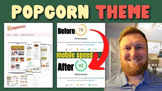 Popcorn Theme Review: Popcorn Wordpress Theme 2 Speed Test
